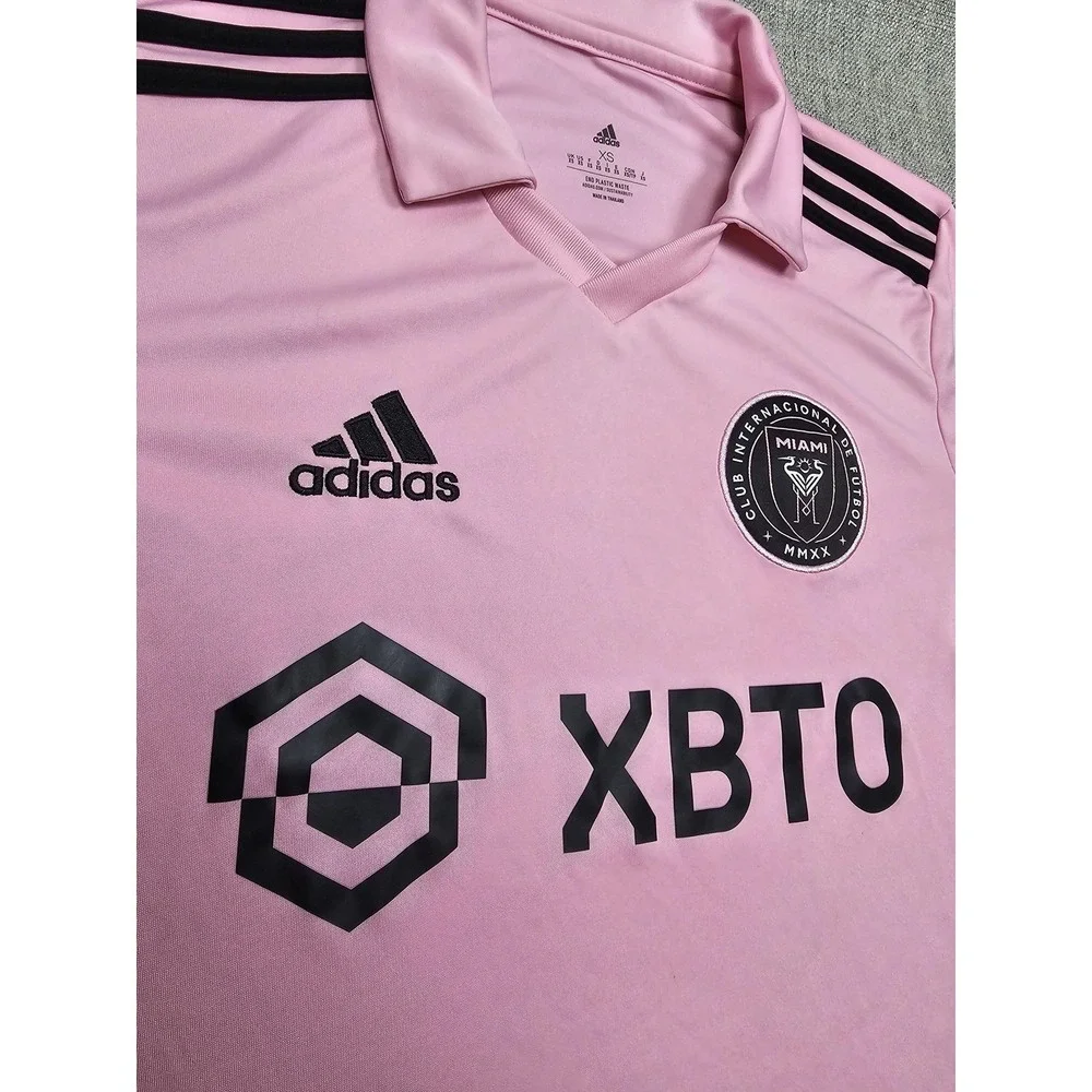 Inter Miami CF Jersey Mens XS Pink MLS Soccer Adidas AEROREADY XBTO Shirt